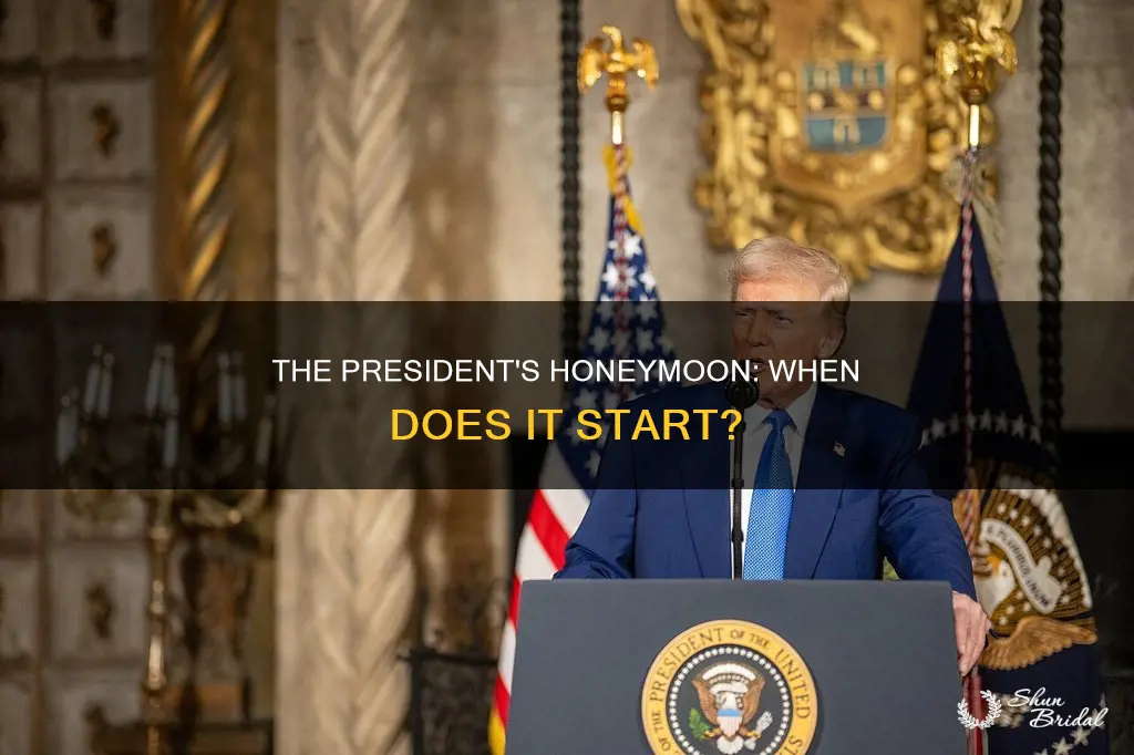 when does president honeymoon phase start