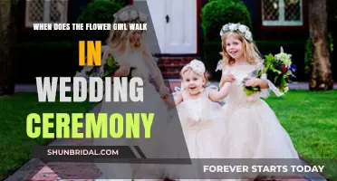 When Does the Flower Girl Walk in a Wedding Ceremony?