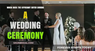 When Does the Officiant Enter? Timing Your Wedding Ceremony