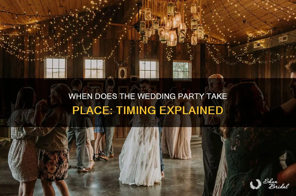 when does the wedding party take place