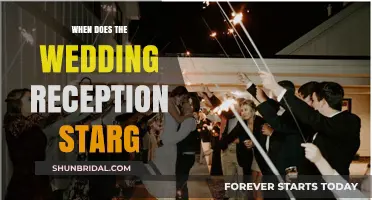 The Wedding Reception: When to Kick Things Off
