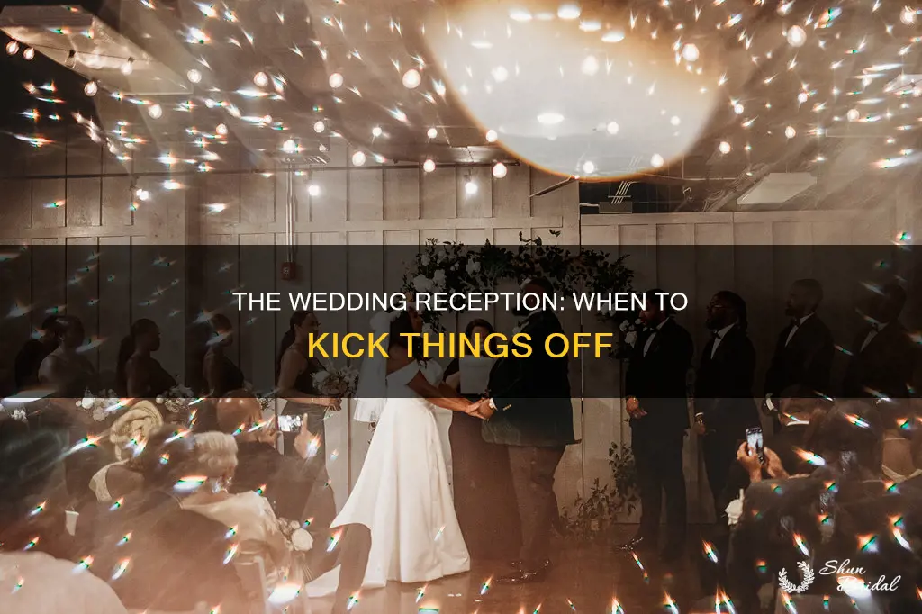 when does the wedding reception starg