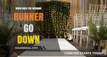 Perfect Timing: When to Unveil the Wedding Aisle Runner
