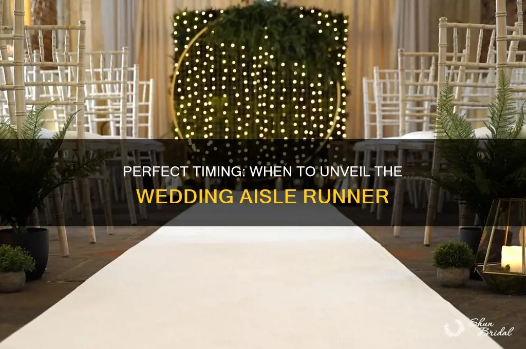 when does the wedding runner go down