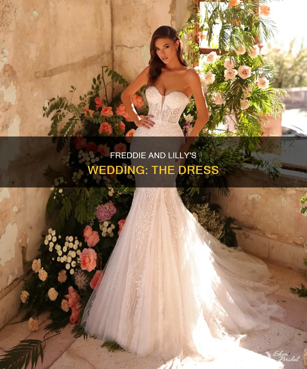 when freddie met lilly wedding dress