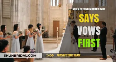 Who Speaks First? The Order of Wedding Vows Explained