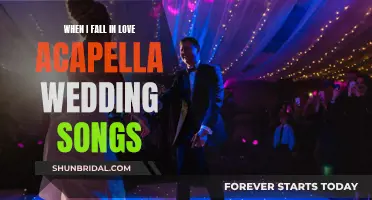 Acapella Wedding Songs: 'When I Fall in Love