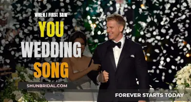 When I First Saw You": A Wedding Song's Powe