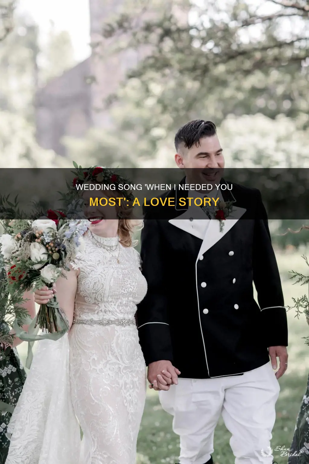when I needed you most wedding song