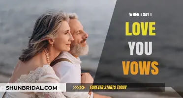 When I Say I Love You: Crafting Heartfelt Vows for a Lifetime