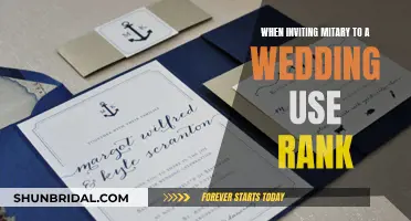 Honoring Military Rank: A Guide to Wedding Invitation Etiquette