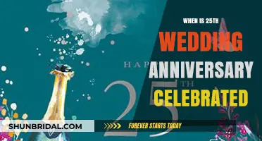 Celebrating Silver Love: When is the 25th Wedding Anniversary?