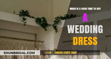 Finding the Perfect Time to Buy Your Wedding Dress