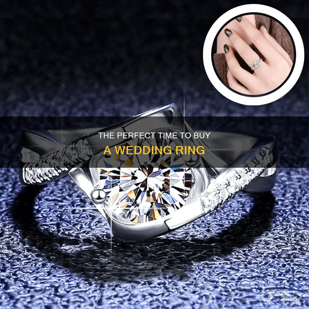 when is a good time to buy a wedding ring