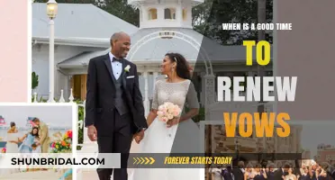 Renewing Vows: Perfect Timing to Rekindle Love and Commitment