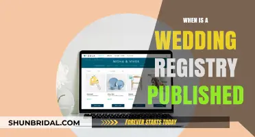 The Perfect Timing for Your Wedding Registry