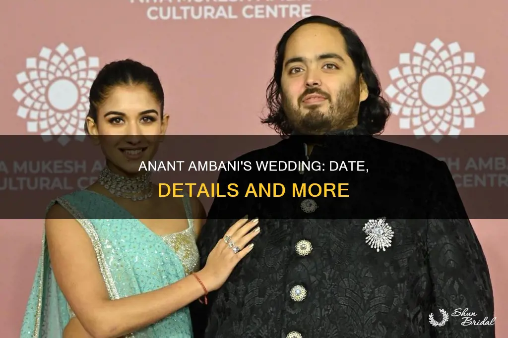 when is anant ambani wedding date