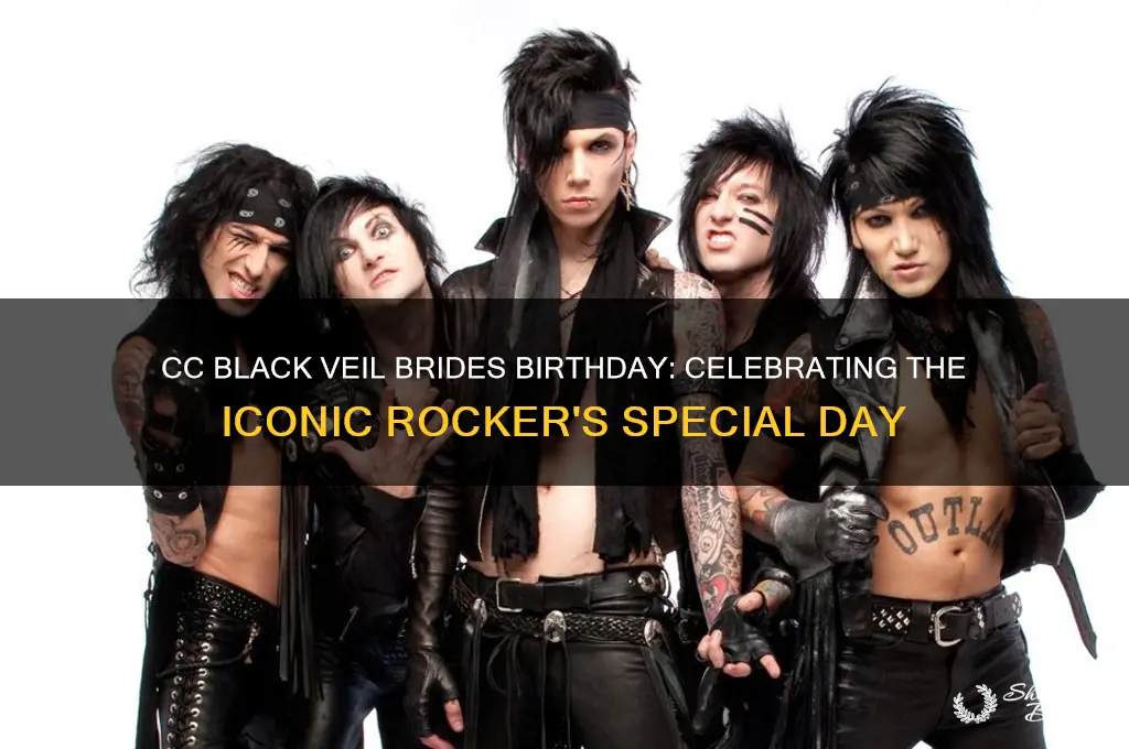 when is cc black veil brides birthday