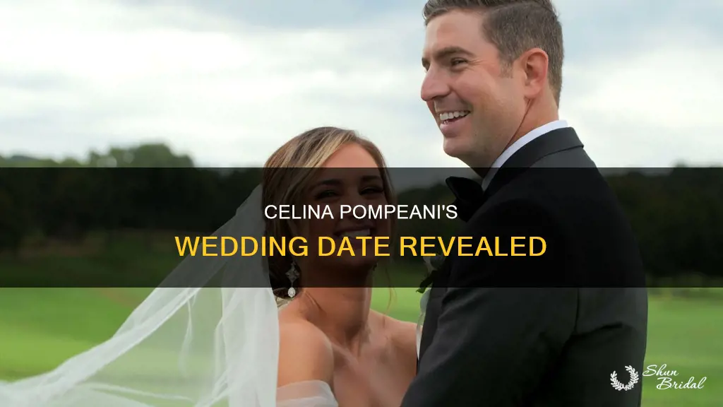 when is celina pompeani wedding date