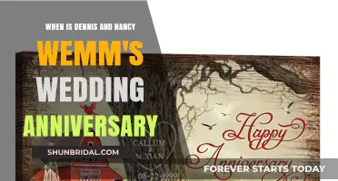 Dennis and Nancy Wemm's Wedding Anniversary: A Date to Remember