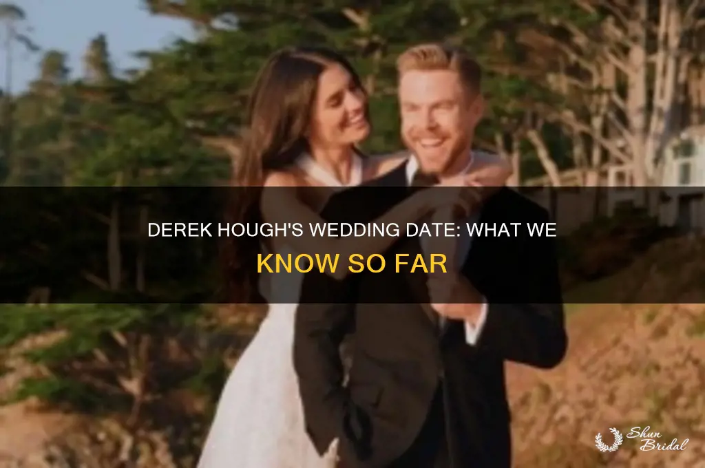 when is derek hough wedding