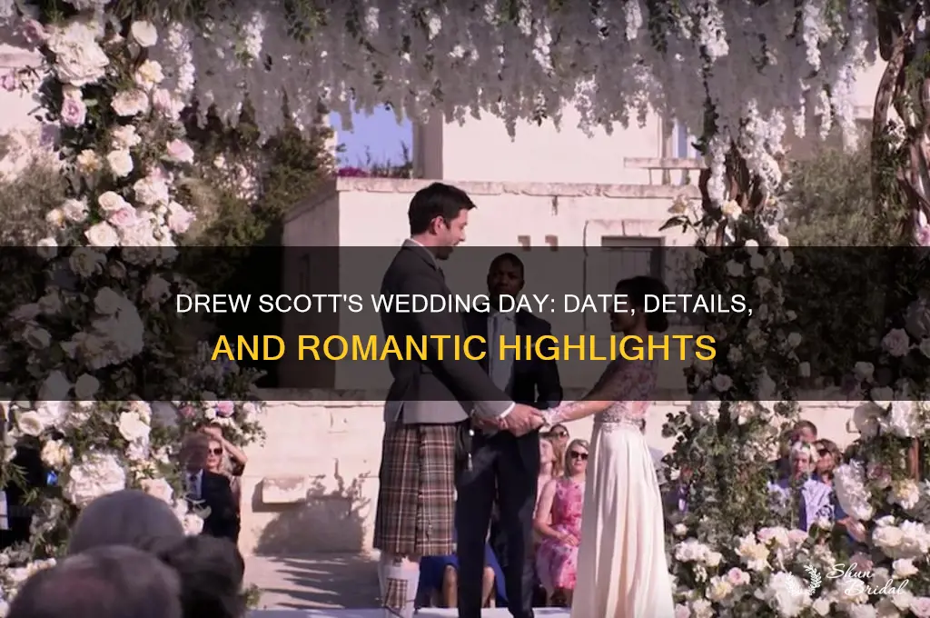 when is drew scott wedding day