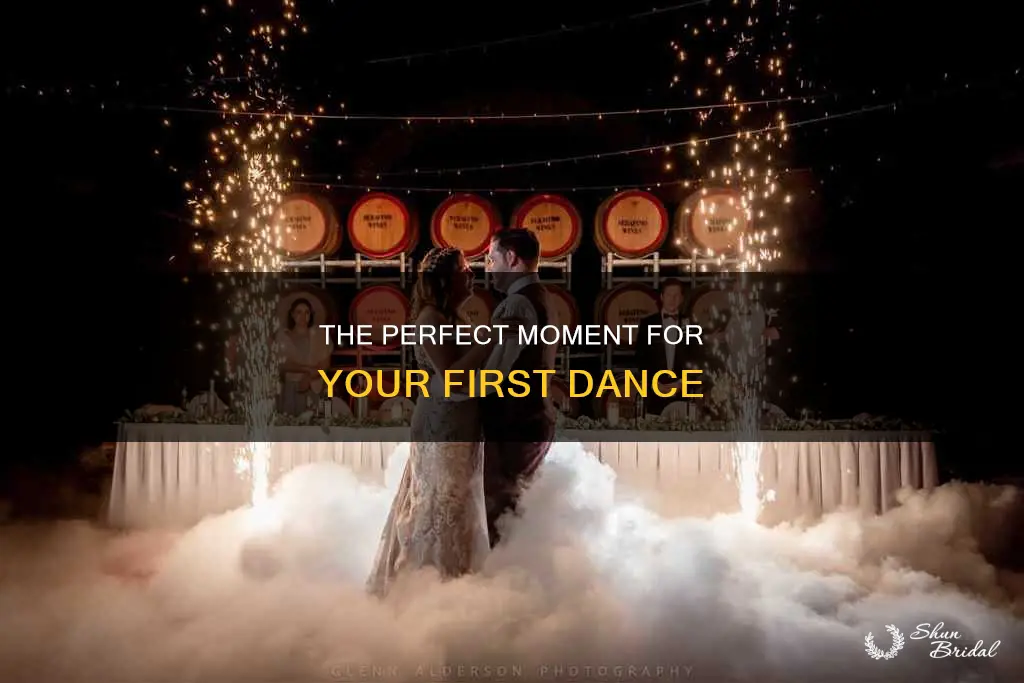 when is first dance wedding reception