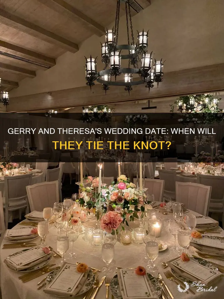 when is gerry and theresa wedding