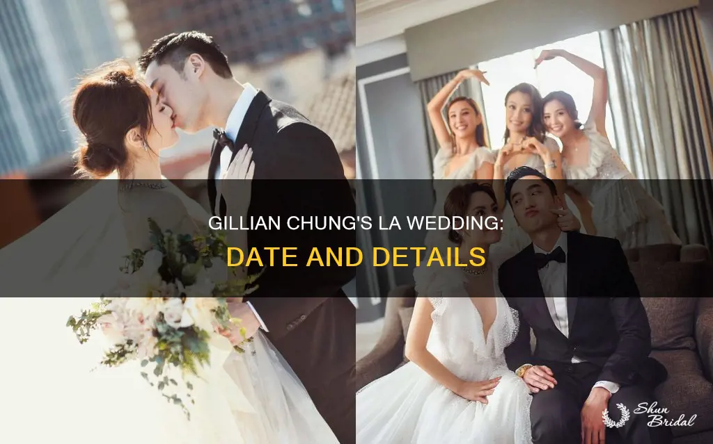 when is gillian chung wedding date in la