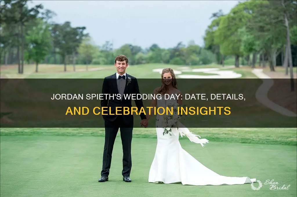 when is jordan spieth wedding day