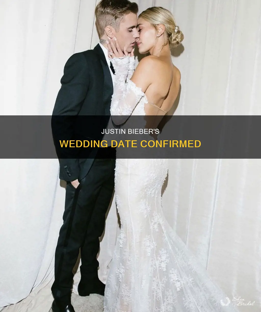 when is justin bieber wedding date