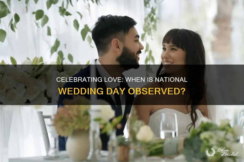 when is national wedding day
