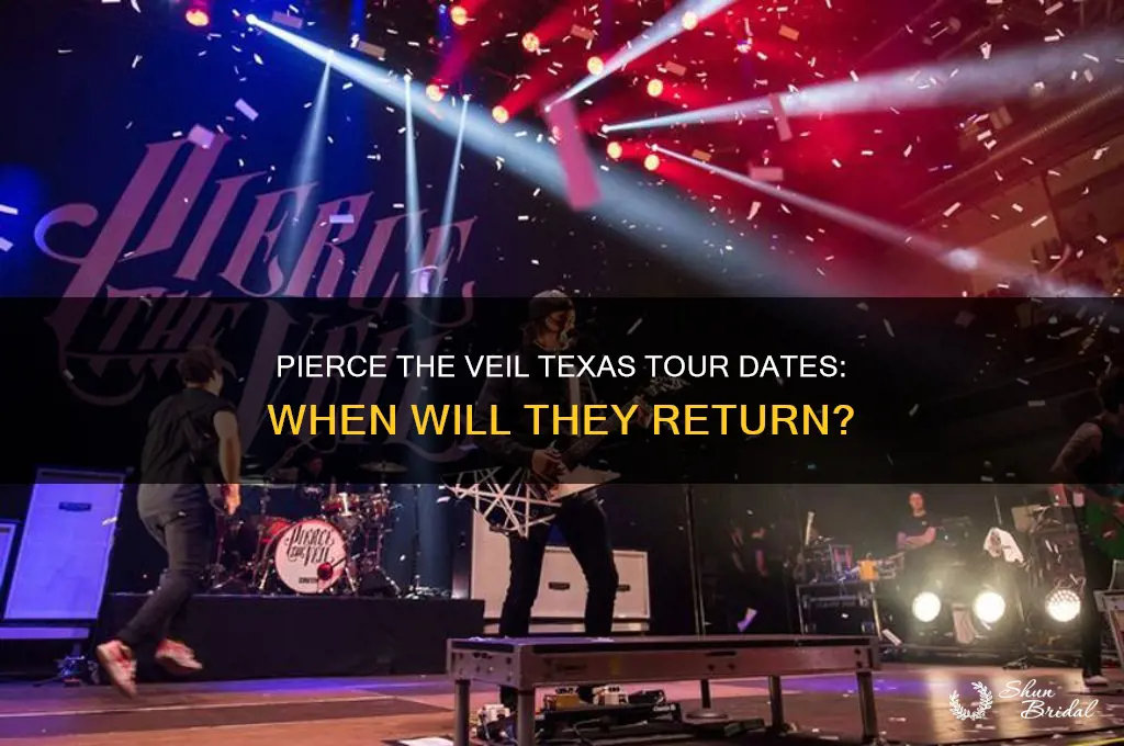 when is pierce the veil coming to texas