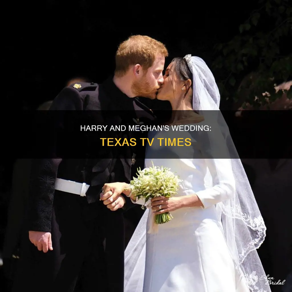 when is prince harry wedding televised in Texas