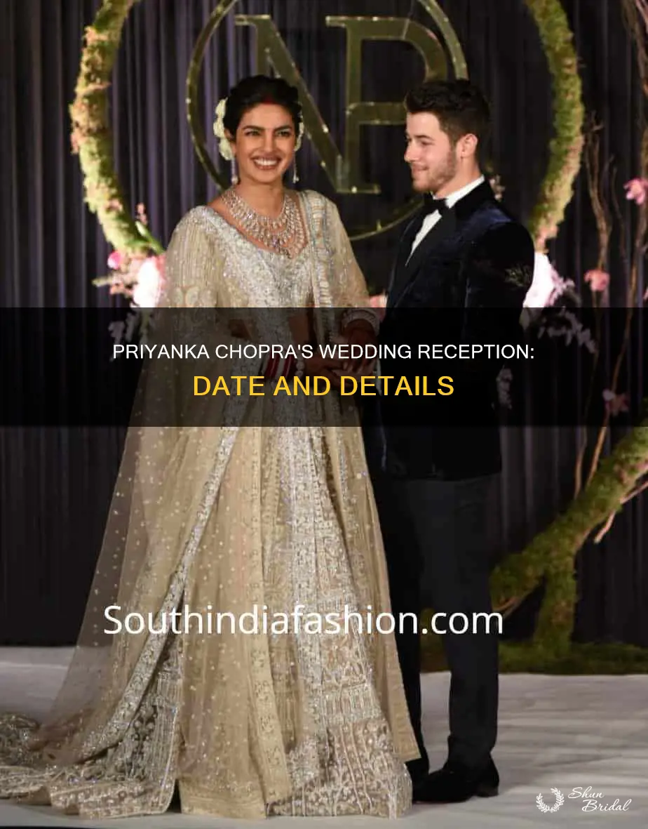when is priyanka chopra wedding reception