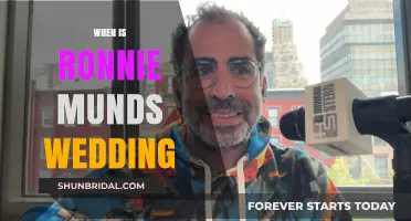 Ronnie Munds' Wedding: Date and Details Revealed
