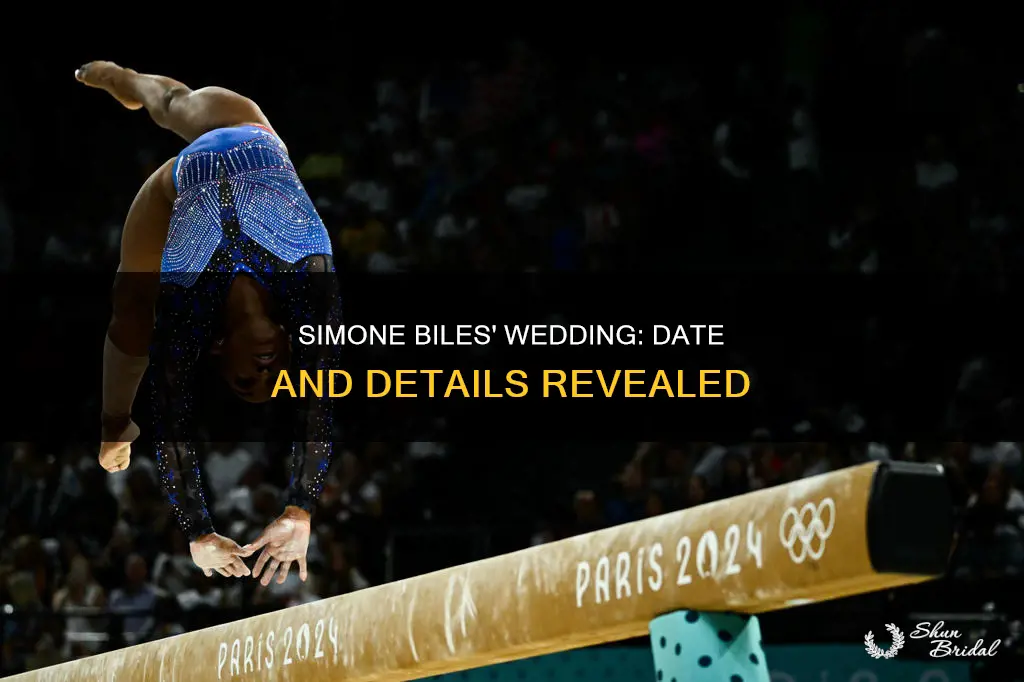 when is simone biles wedding date