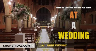 The Aisle Runner: When to Unfurl and Roll Out