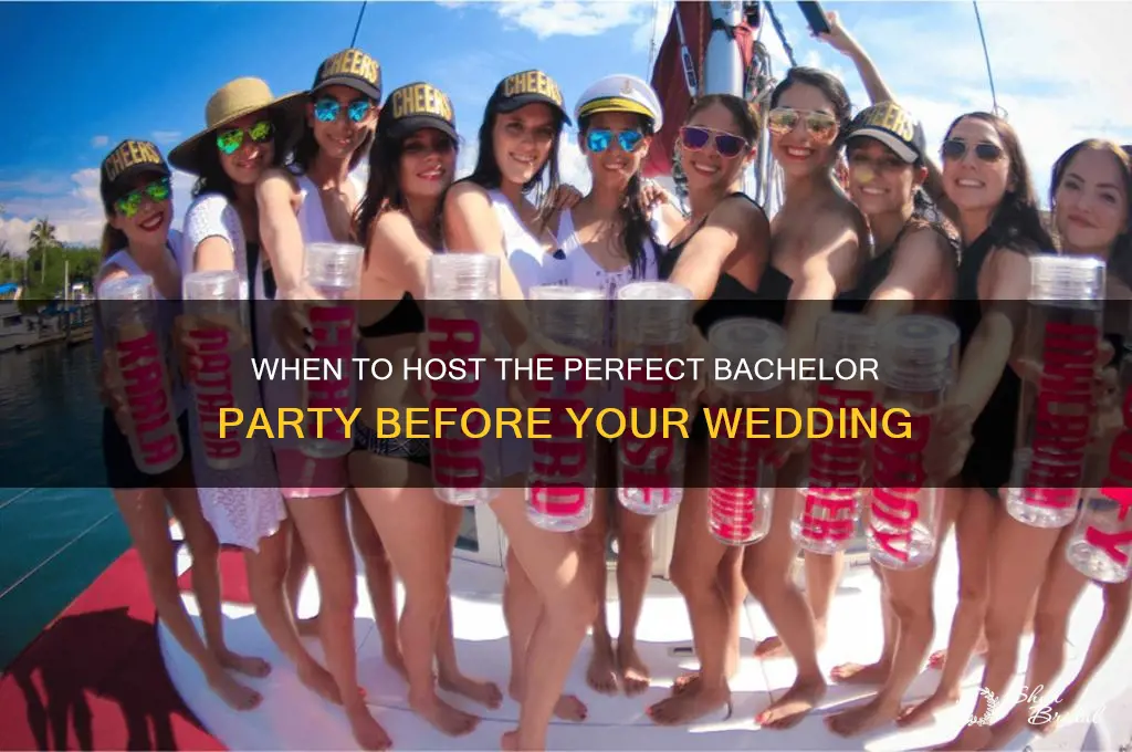 when is the bachelor party to the wedding