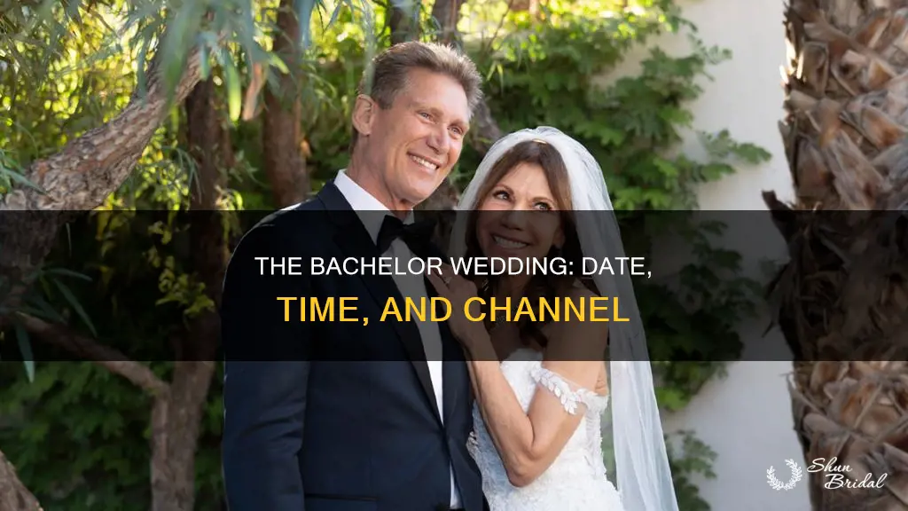 when is the bachelor wedding on tv