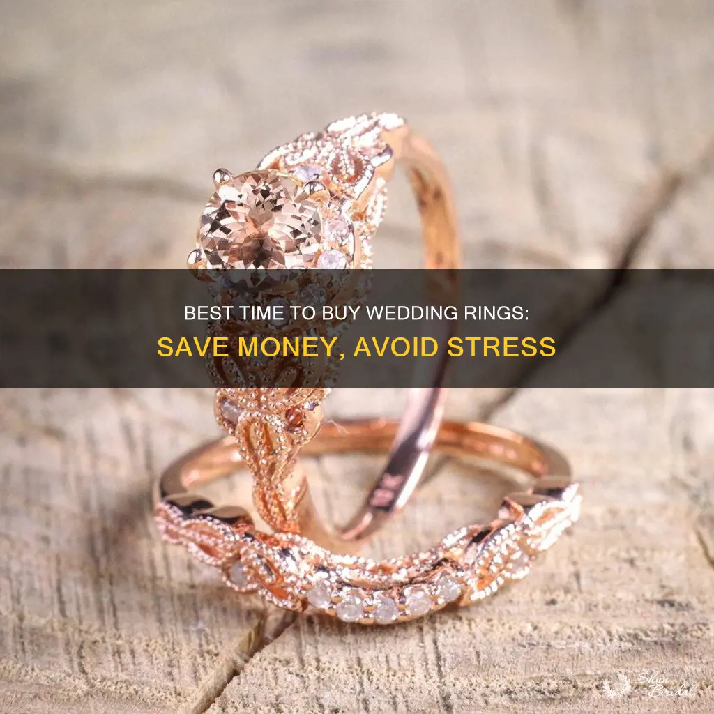 when is the best month to buy wedding rings