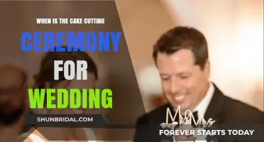 Perfect Timing: When to Schedule Your Wedding Cake Cutting Ceremony