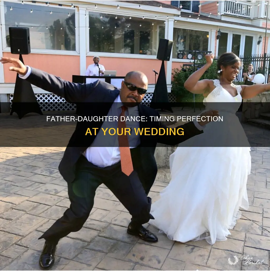 when is the father daughter dance done at a wedding