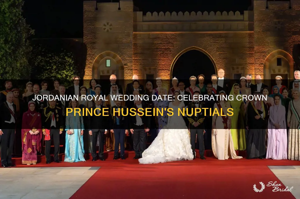 when is the jordanian royal wedding