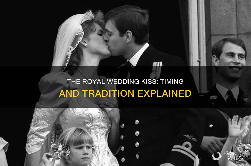 when is the kiss in royal wedding ceremony