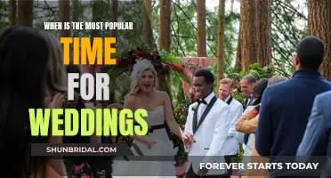 The Most Popular Wedding Times of the Year
