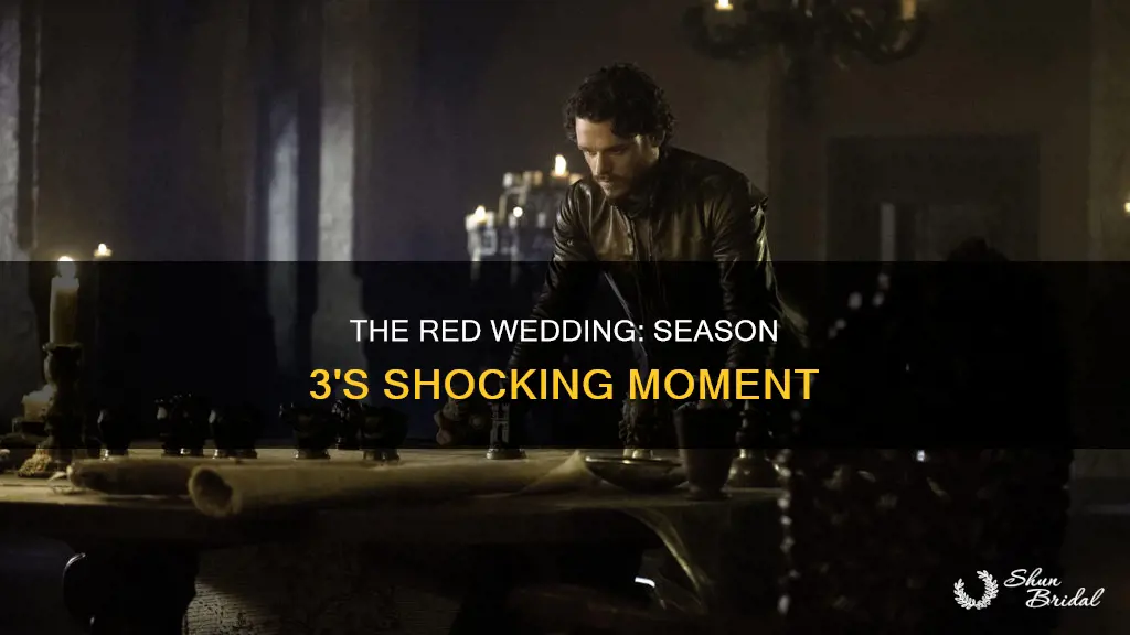 when is the red wedding in season 3