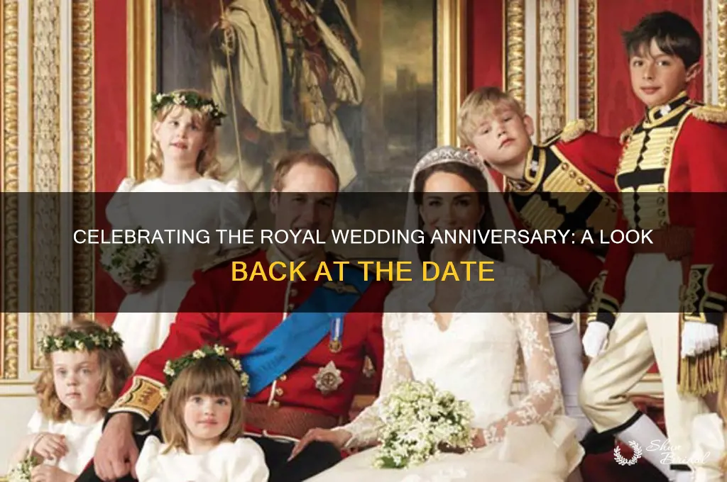 when is the royal wedding anniversary