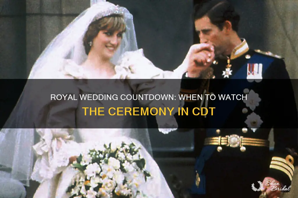 when is the royal wedding cdt