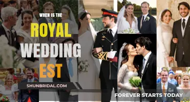 When is the Royal Wedding EST: Date, Time, and Details